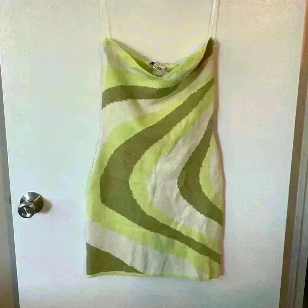 Acoa Key Lime Pie strapless dress size Large Nwt